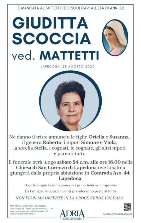 SCOCCIA GIUDITTA