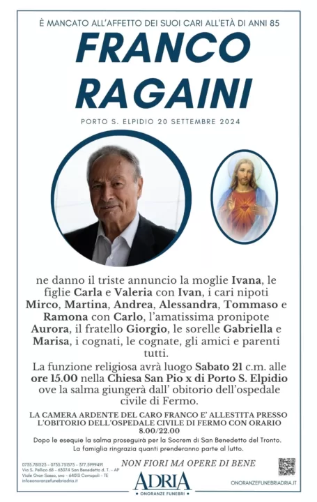 RAGAINI FRANCO