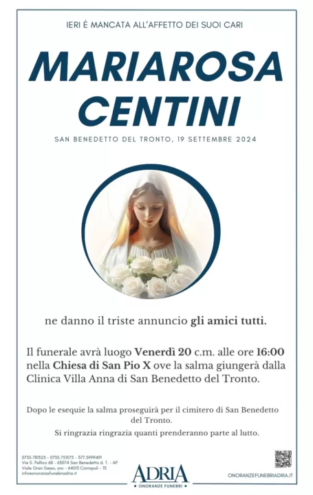 CENTINI MARIAROSA