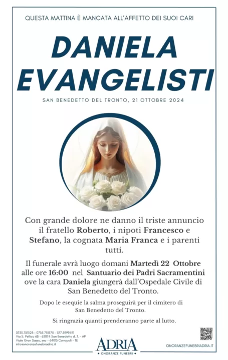 EVANGELISTI DANIELA