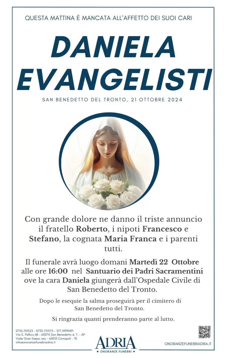 EVANGELISTI DANIELA