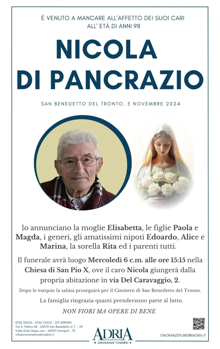 DI PANCRAZIO NICOLA