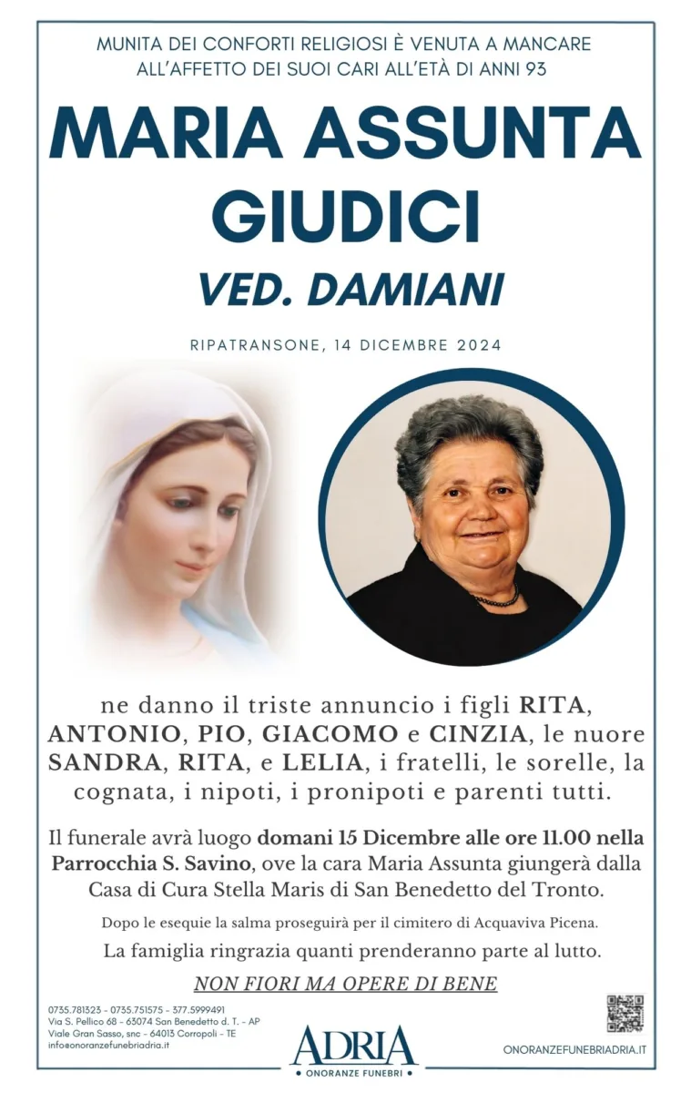 GIUDICI MARIA ASSUNTA