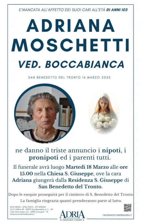 MOSCHETTI ADRIANA