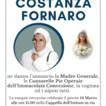 SUOR MARIA COSTANZA FORNARO