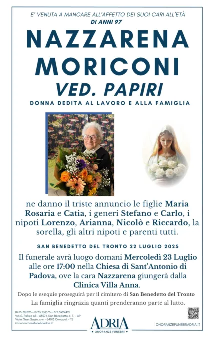 MORICONI NAZZARENA