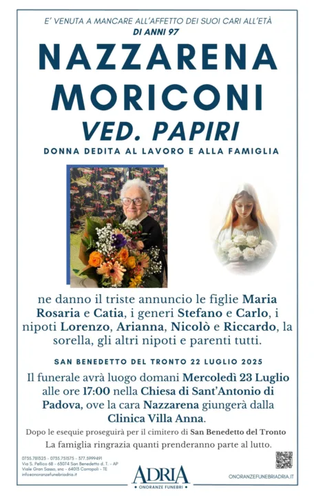 MORICONI NAZZARENA