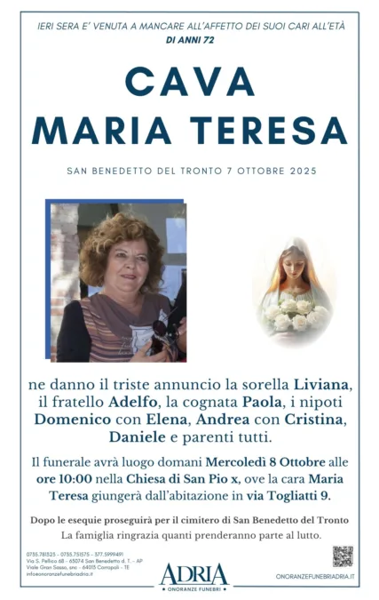 CAVA MARIA TERESA