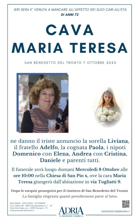 CAVA MARIA TERESA