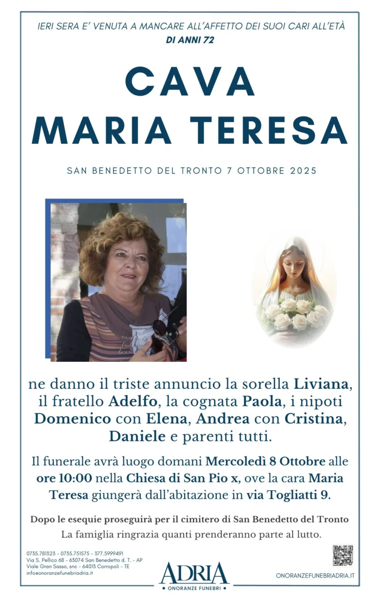 CAVA MARIA TERESA