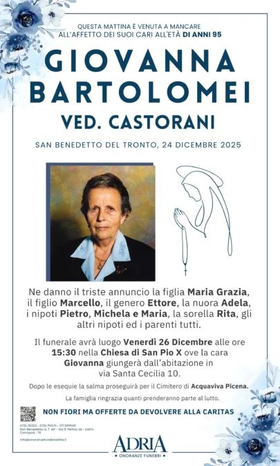 BARTOLOMEI GIOVANNA
