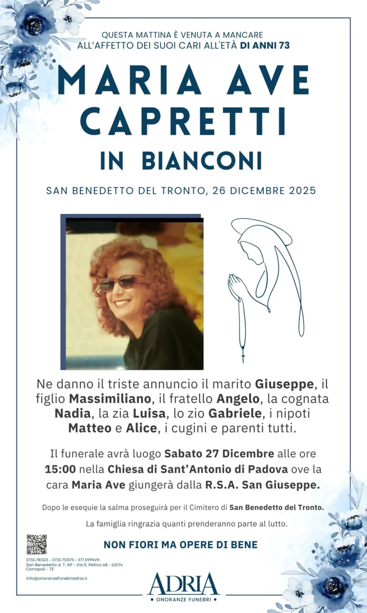 CAPRETTI MARIA AVE