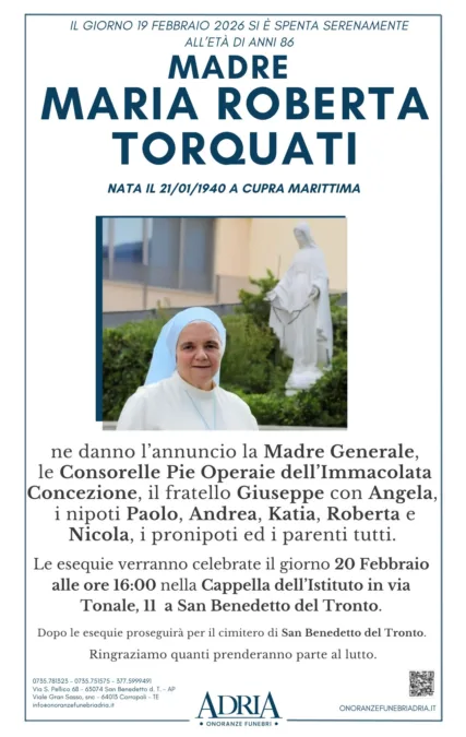 MADRE MARIA ROBERTA TORQUATI