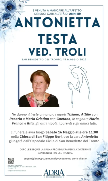 TESTA ANTONIETTA